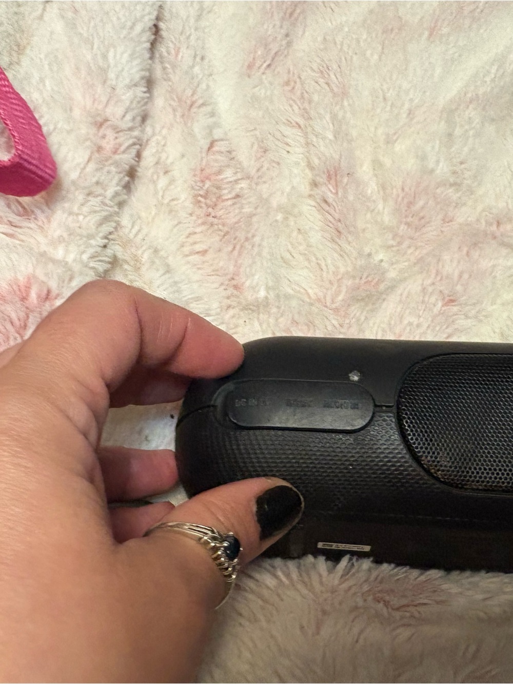 Sony Black Portable Bluetooth Speaker with Front Mesh Grill - Picture 2 of 3